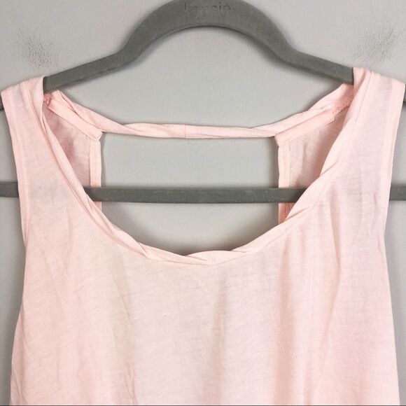NIKE | Dri Fit Cutout Back Light Peach Tank Top Women’s Large - Picture 3 of 8